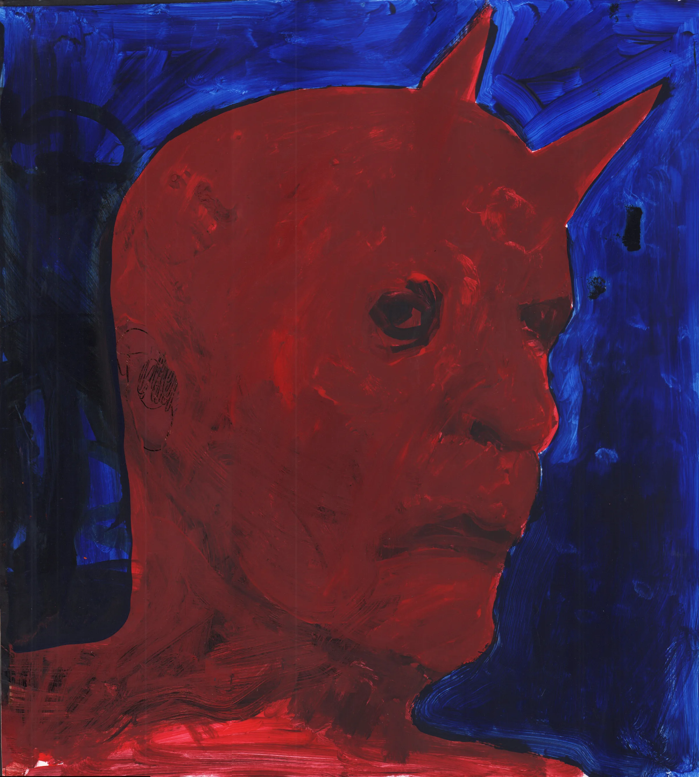 Retrato rojo I